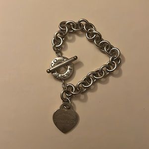Tiffany & Co. Silver Heart Tag Bracelet